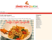 Tablet Screenshot of dinnerwithcrayons.com